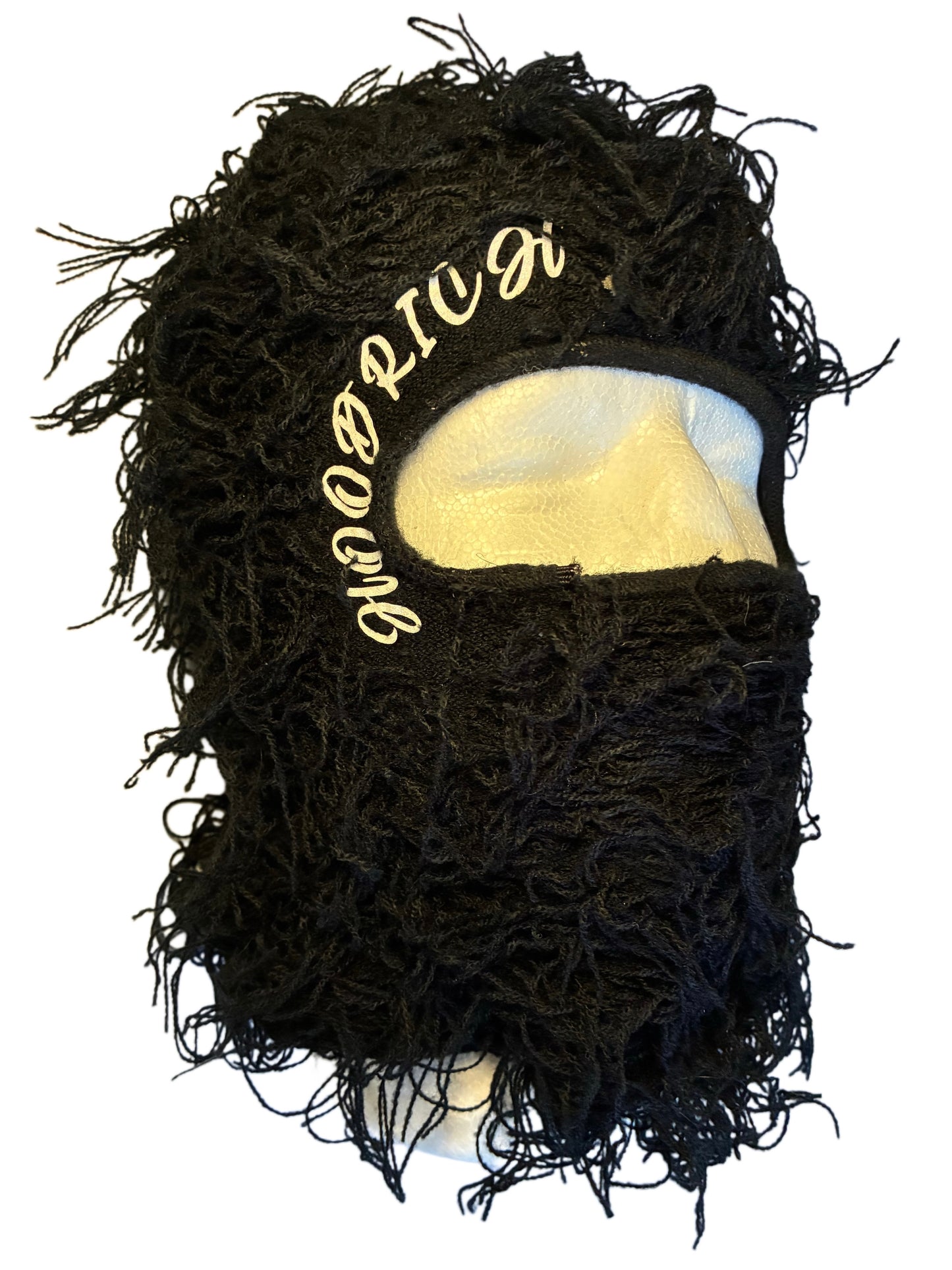 Money Apparel® Knit Ski Mask – Black