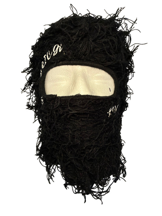 Money Apparel® Knit Ski Mask – Black